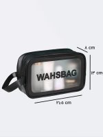 کیف شامپو و وسایل شنا و استخر زنانه و دخترانه واش بگ ( wash bag ) مشکی رنگ - Image 3