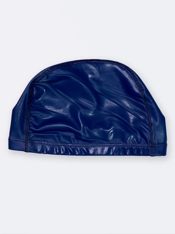 کلاه شنا ضد کلر زنانه و مردانه به رنگ آبی نفتی اسپیدو ( Speedo ) با جنس فومی ( لایه داخلی پارچه - لایه رویه چرم مصنوعی PU )