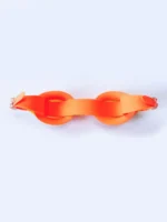 عینک شنا دخترانه بچگانه نارنجی اسپیدو ( Speedo ) با ۳ پل بینی برای استخر - Image 5