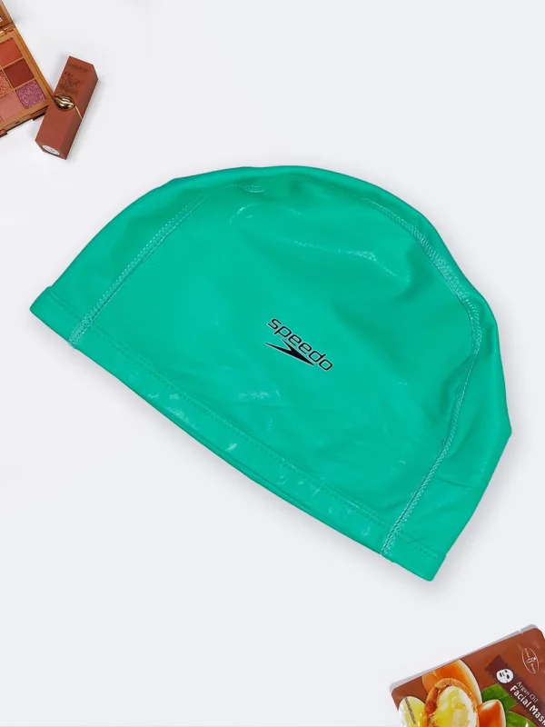 کلاه شنا ضد کلر سبز رنگ زنانه و مردانه اسپیدو ( Speedo ) با جنس فومی