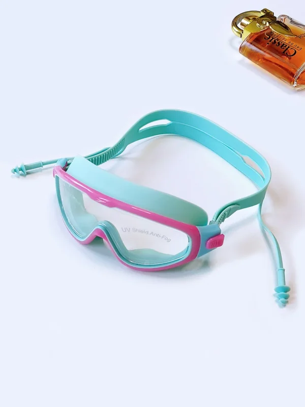 عینک استخر کودکان دخترانه و پسرانه فرم بزرگ برند اسپیدو ( Speedo ) گوشگیر دار