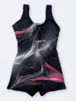 لباس شنا پادار زنانه مشکی رنگ کاپدار متحرک برند اسپیدو ( Speedo ) استرج ضد کلر - Image 2