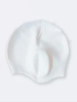کلاه استخر گوشی دار اسپیدو ( Speedo ) سیلیکونی سفید رنگ - Image 2