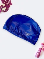 کلاه استخر زنانه به رنگ آبی کاربنی با جنس فومی طرح ساده مارک اسپیدو ( Speedo )