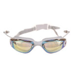 عینک شنا گوش گیر دار اورجینال اسپیدو ( speedo ) حرفه ای اصل خاص سفید رنگ