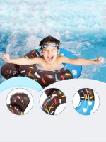 حلقه استخر شنا بچگانه عروسکی طرح شیرینی دونات خوشمزه دخترانه و پسرانه - Image 3