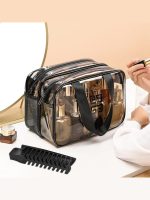 کیف شیشه ای استخری شنا زنانه و دخترانه ( واش بگ ) با دو محفظه مجزا برای وسایل خشک و خیس - Image 7