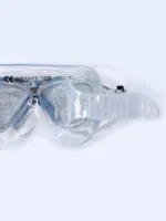 عینک استخر فریم بزرگ آکواپرو Aquapro - X5 زنانه و مردانه سیلیکونی ضد بخار مشکی - Image 6