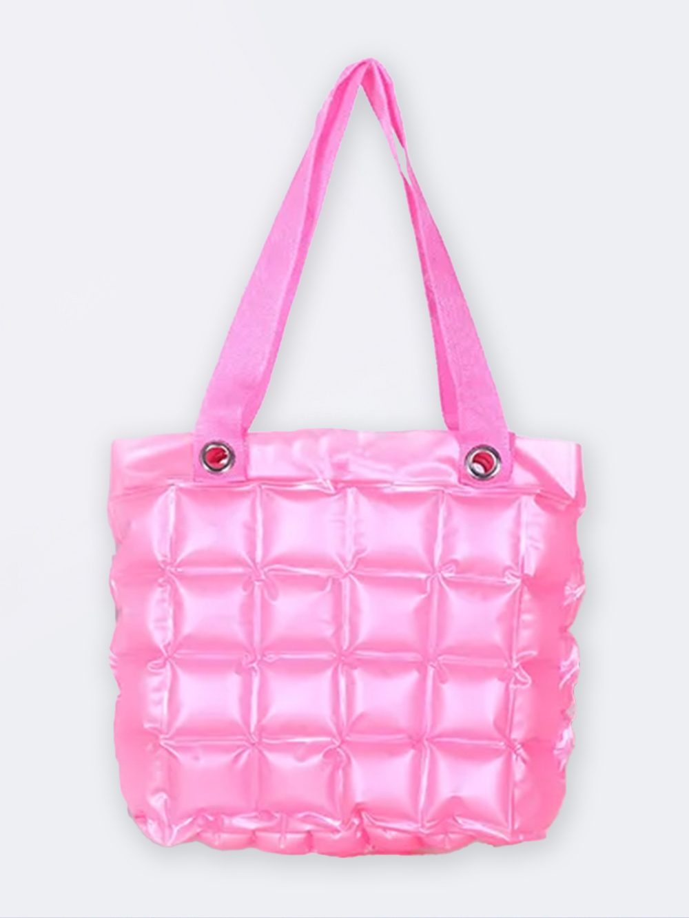 Bag432453-1 ساک شنا زنانه فانتزی صورتی رنگ شیک برای استخر ضد آب بادی شیشه ای و شفاف