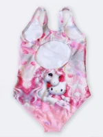 لباس شنا دخترانه برای استخر صورتی رنگ اسلیپ طرح اسب تک شاخ برند اسپیدو ( Speedo ) - Image 2