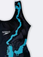 مایو شنا پادار زنانه نیمه پوشیده کاپدار برای استخر اسپیدو ( Speedo ) مشکی ضد کلر - Image 5