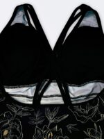 مایو زنانه اسلیپ خاص بصورت کمر شیشه ای راه راه طرح مجلسی اسپیدو ( Speedo ) کاپ دار - Image 5