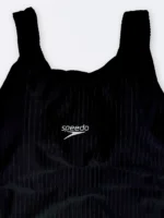 مایو زنانه اسلیپ مشکی رنگ طرح راه راه کلاسیک شیک و ساده اسپیدو ( Speedo ) کاپدار - Image 4