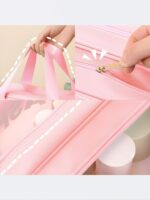 ساک شنا زنانه و دخترانه صورتی با دو محفظه مجزا برای وسایل خیس و خشک واش بگ - Image 10