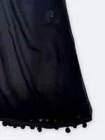 رومایو زنانه مشکی رنگ حریری برند H & M بصورت یقه هفت - Image 6
