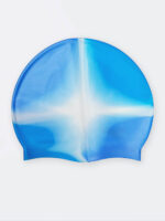 کلاه شنا آبی رنگ زنانه و مردانه برند اسپیدو ( Speedo ) سیلیکونی ضد آب و ضد کلر . قیمت و خرید کلاه مایو برای استخر زنانه و مردانه برای استخر شنا