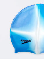 کلاه شنا آبی رنگ زنانه و مردانه ارزاه قمیت اسپیدو ( Speedo ) سیلیکونی ضد آب - Image 3