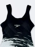 مایو زنانه شیک اسلیپ بصورت دو رنگ مشکی و سفید پشت قهرمانی اسپیدو ( Speedo ) - Image 4