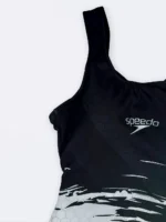 مایو زنانه شیک اسلیپ بصورت دو رنگ مشکی و سفید پشت قهرمانی اسپیدو ( Speedo ) - Image 5