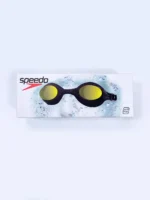 عینک استخر زنانه و مردانه جیوه ای به رنگ مشکی با شیشه طلایی اسپیدو ( Speedo ) - Image 10