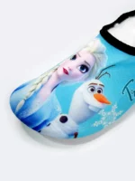 کفش شنا کودکانه دخترانه آبی رنگ طرح کارتون فروزن ( frozen ) برای استخر و ساحل - Image 4