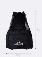 مش بگ ( mesh bag ) توری سرمه ای رنگ برای وسایل استخر ، ساحل و دریا برای خشک شدن سریع لوازم شنا نابایجی ( Nabaiji ) - Image 3