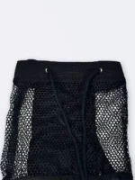 مش بگ ( mesh bag ) توری سرمه ای رنگ برای وسایل استخر ، ساحل و دریا برای خشک شدن سریع لوازم شنا نابایجی ( Nabaiji ) - Image 5
