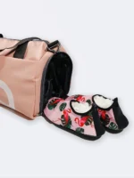 کیف استخر زنانه جذاب از جنس اعلا چرم نانسی به رنگ کالباسی برای استخر و باشگاه - Image 5