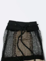 مش بگ ( mesh bag ) برای وسایل استخر شنا ، ساحل و دریا به رنگ کرمی نابایجی ( Nabaiji ) - Image 4