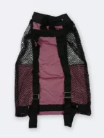 مش بگ شنا ( mesh bag ) توری به رنگ بنفش مناسب برای وسایل استخر ، ساحل و دریا جهت خشک شدن سریع وسایل شنا نابایجی ( Nabaiji )