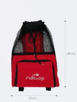 مش بگ ( mesh bag ) قرمز رنگ مناسب برای وسایل استخر ، ساحل و دریا برای خشک شدن سریع لوازم شنا نابایجی ( Nabaiji ) - Image 3