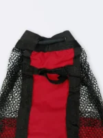 مش بگ ( mesh bag ) قرمز رنگ مناسب برای وسایل استخر ، ساحل و دریا برای خشک شدن سریع لوازم شنا نابایجی ( Nabaiji ) - Image 5