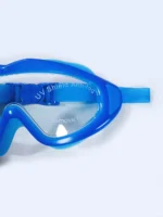 عینک استخر فریم بزرگ آبی رنگ زنانه و مردانه اسپیدو ( Speedo ) سیلیکونی - Image 5