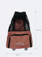 مش بگ شنا ( mesh bag ) جیب دار به رنگ خردلی برای وسایل استخر ، ساحل و دریا نابایجی ( Nabaiji ) - Image 3