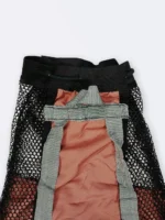مش بگ شنا ( mesh bag ) جیب دار به رنگ خردلی برای وسایل استخر ، ساحل و دریا نابایجی ( Nabaiji ) - Image 5