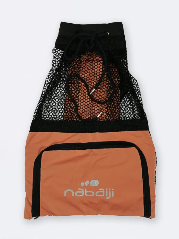 مش بگ ( mesh bag ) جیبدار بصورت توری برای خشک شدن سریع لوازم شنا نابایجی ( Nabaiji )