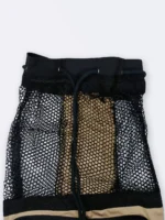 مش بگ ( mesh bag ) کرمی رنگ توری برای خشک کردن سریع لوازم استخر ، ساحل و دریا نابایجی ( Nabaiji ) - Image 4