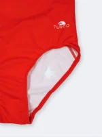 مایو غریق نجات زنانه ( lifeguard ) اسلیپ پشت قهرمانی کاپدار برای استخر لایف ( Life ) قرمز - Image 7