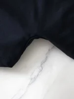 مایو نیمه اسلامی پوشیده شیک شین ( Shein ) بصورت آستین دار و پادار به رنگ مشکی - Image 4